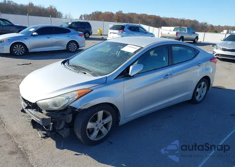 2013 Hyundai Elantra Gls from USA, damaged, VIN KMHDH4AEXDU642666
